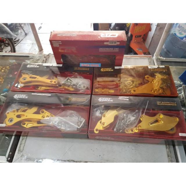 Underbone full CNC lengkap merk Fast Bikes (Ninja150, Satria Fu 150, Vixon new 150,CBR 150R)