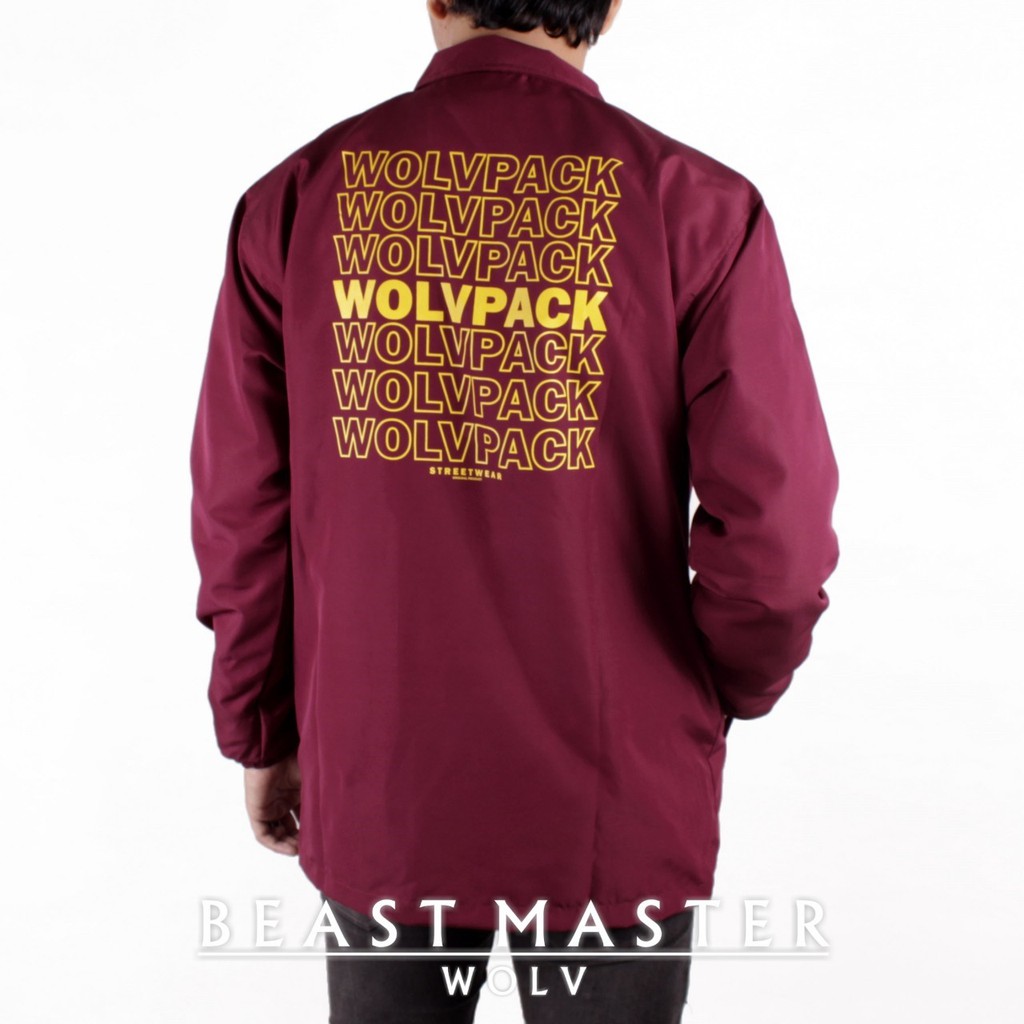 PACK jaket parasut coach wolv supply jaket unisex pria dan wanita