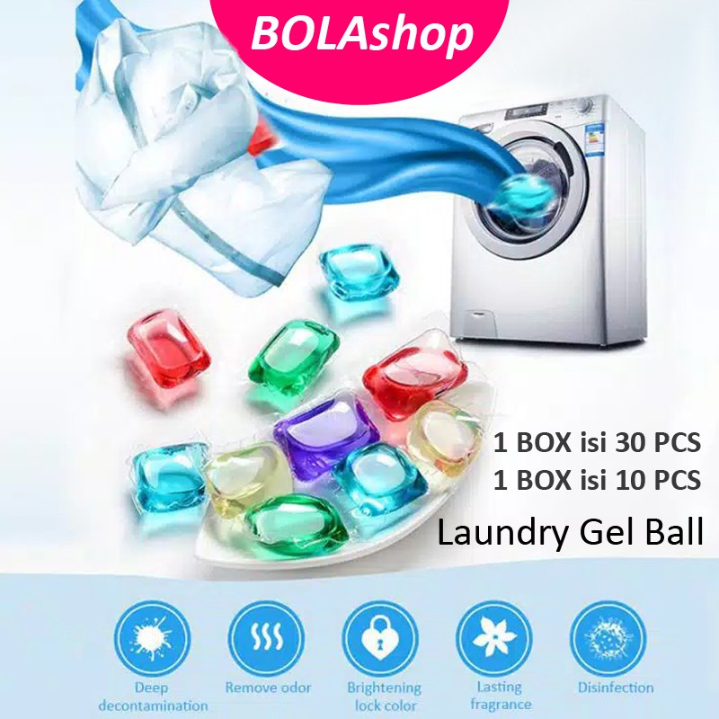 Detergent Laundry Gel Ball Sabun Cuci Baju Antiseptik Sabun Deterjen