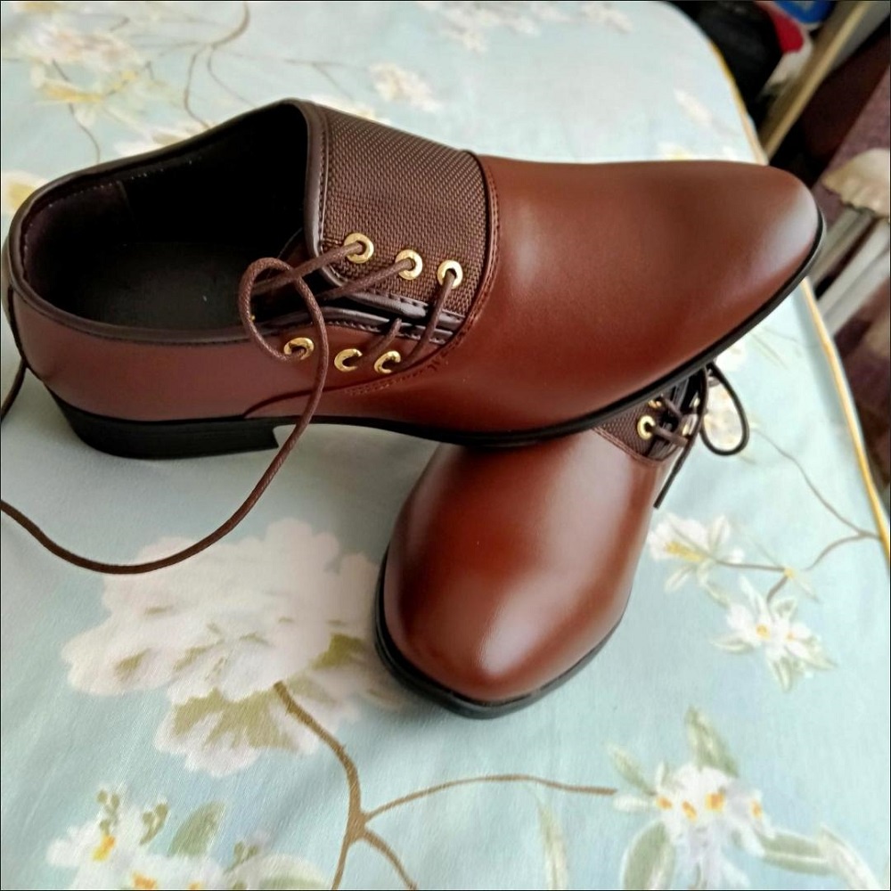 COD Sepatu Kerja Kantor Pantofel Pria Pantofel Formal PDH Tali Oxford Hitam Pria Sepatu Kulit Fantofel Murah 075