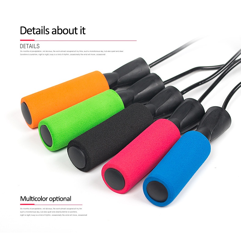 Laciola Alat Olahraga Lompat Tali Skipping Jump Rope High Quality Dewasa-7