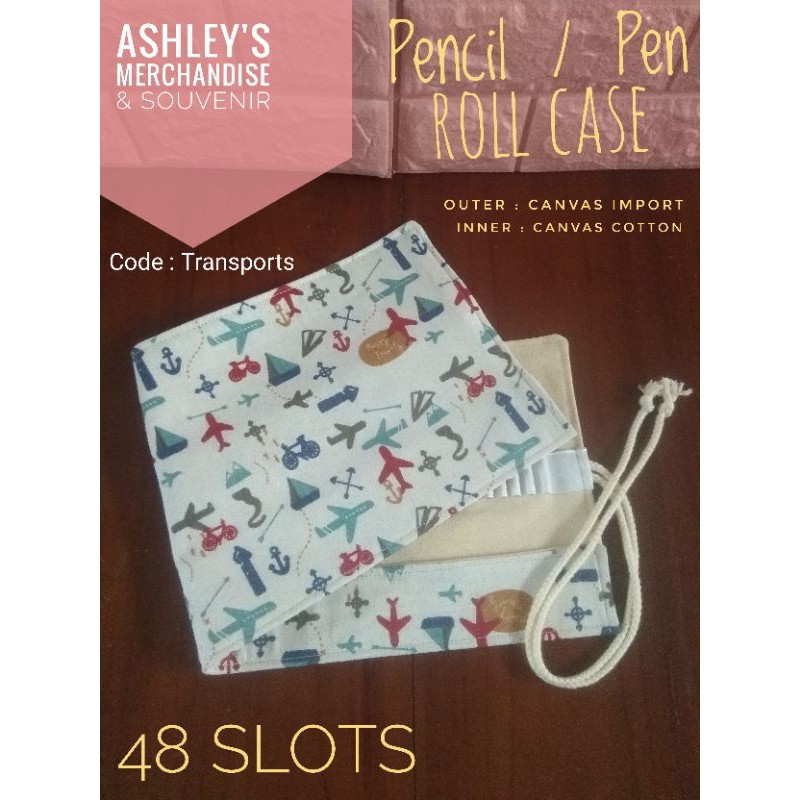 

tempat pensil gulung / pencil Pen Roll Case
