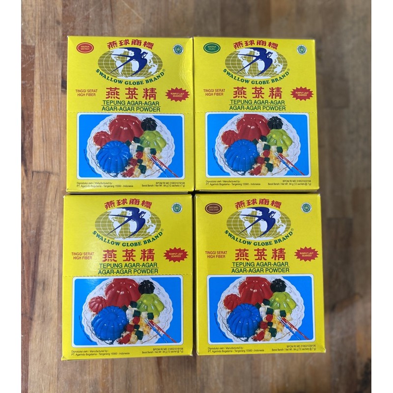 

Tepung agarswallow lily/swallow globe (1kotak 12pc)