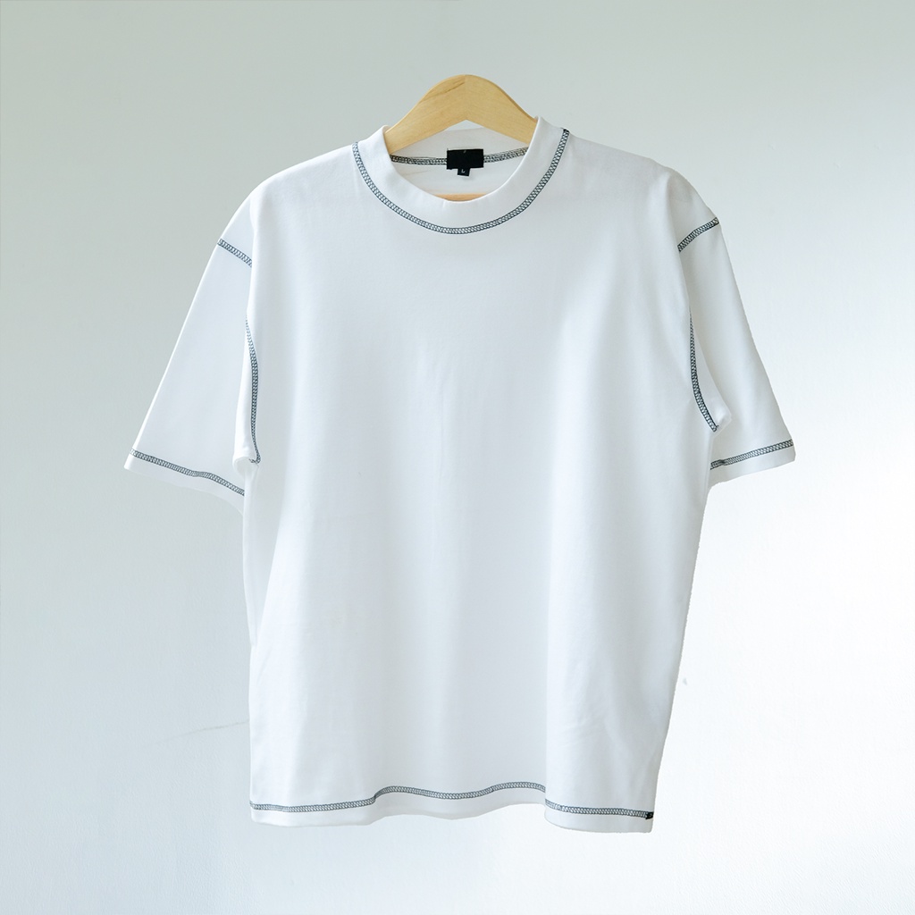 FINEWALE Parker Inverted Heavyweight T-shirt White