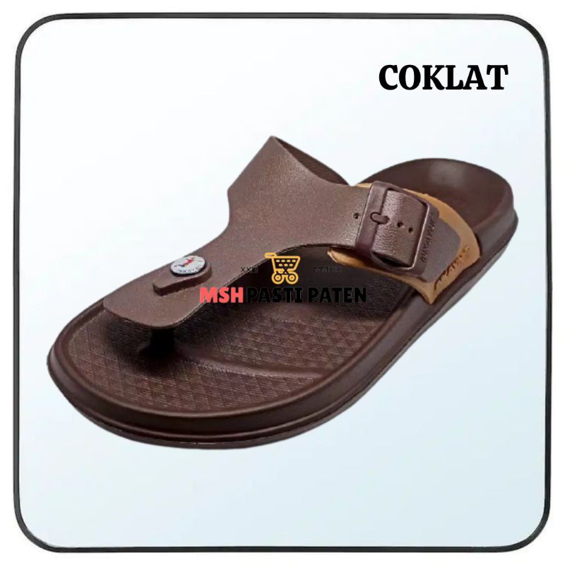 Sandal jepit pria merk INKAYNI YK 6022 ORIGINAL SIZE 39-44 Sandal gesper pria