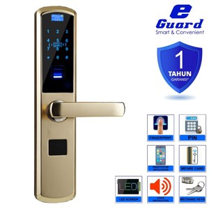 E-Guard Smart Digital Door Lock Fingerprint Kuncipintu Digital 1609