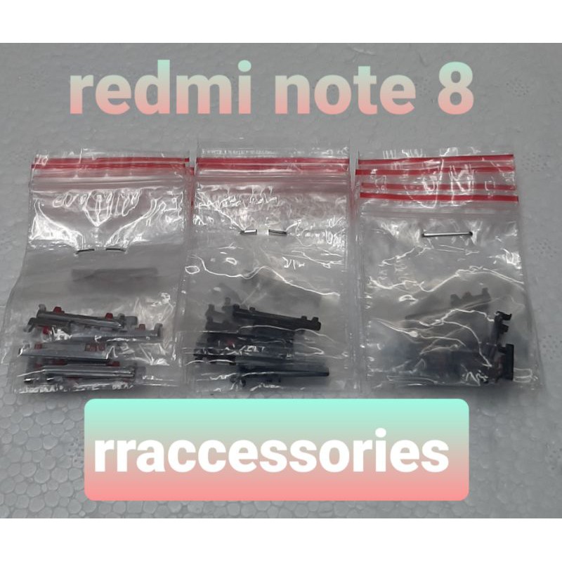 tombol power+volume xiaomi redmi note 8/tombol on of luar redmi note 8