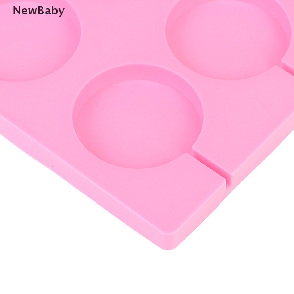 Cetakan Permen Lolipop 8 Lubang Bahan Silikon Untuk Dekorasi Kue