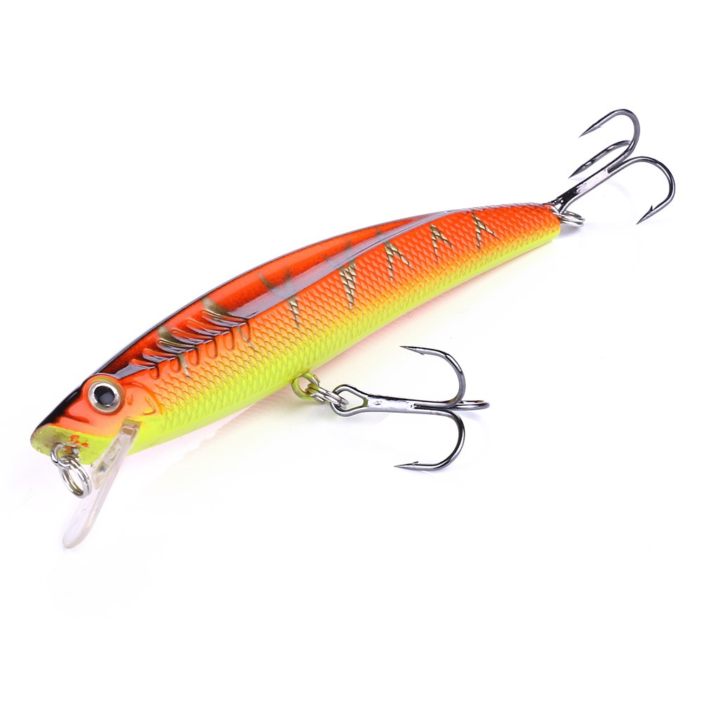 HENGJIA 8pcs 9.3cm/10.3g Minnow Umpan Pancing Swimbait Ikan Fishing Lure Topwater Bait Wobbler Kail