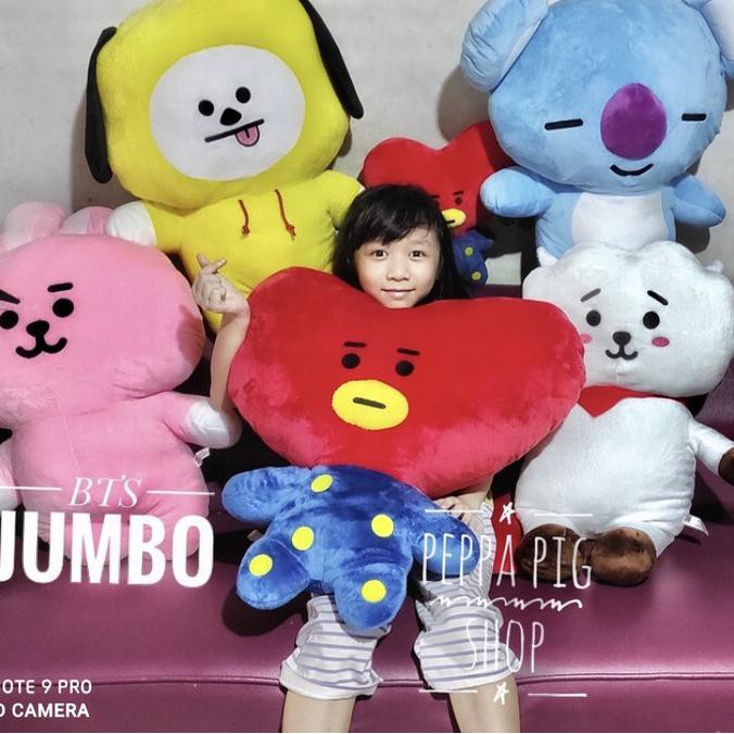 Boneka BTS BT21 Super Jumbo Besar - Putih