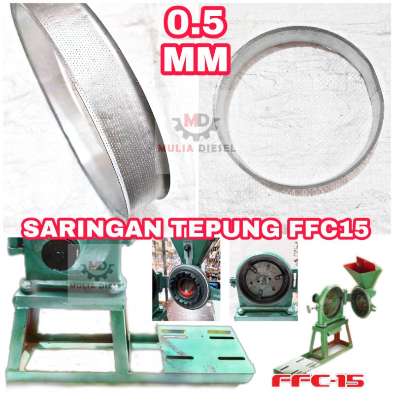 Saringan Filter Ayakan Mesin Giling Tepung FFC15  FFC15 0.5 mm