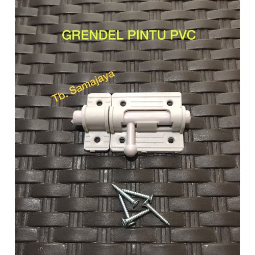 GRENDEL PINTU PVC PLASTIK . Grendel pintu kamar mandi - New Ori