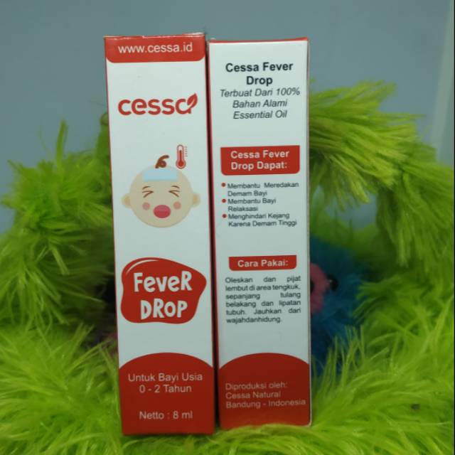 Cessa fever drop / essentials oil untuk demam bayi / herbal bayi