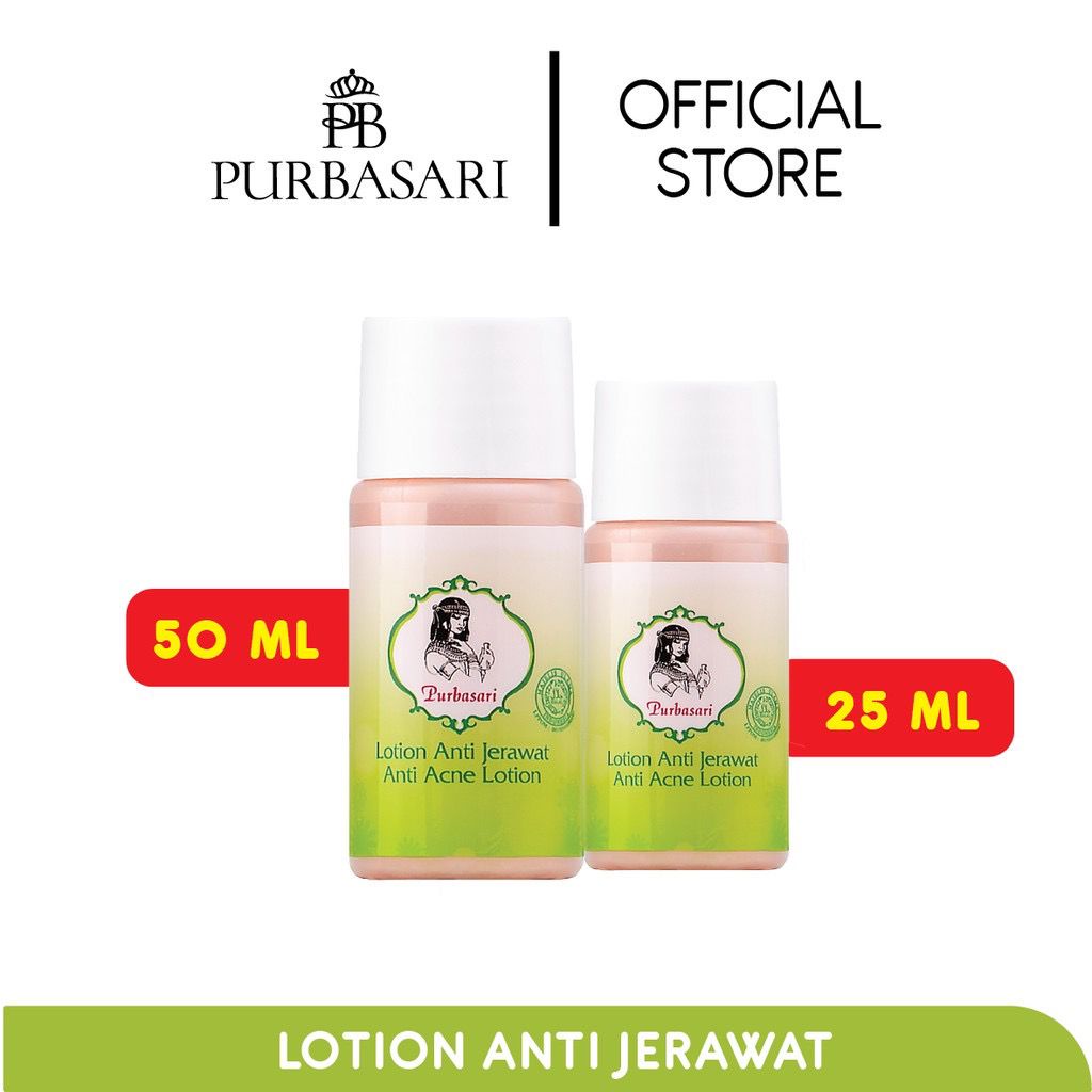 Purbasari Lotion Anti Jerawat 25 ml | 50 ml