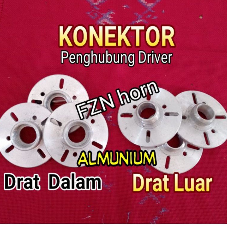 Konektor horn tweter Almunium - Sambungan tweeter driver twiter speaker