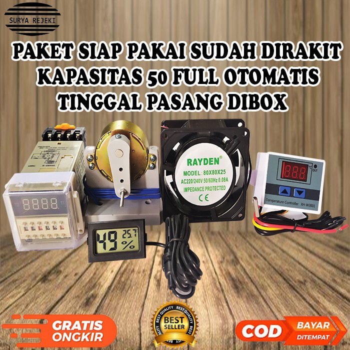 paket komponen mesin tetas telur full otomatis