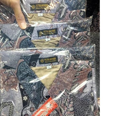 ◙ Grosir Batik Jakarta,Warna Lilac Ungu Keren,Couple Batik Ayah Anak Laki Laki Lengan Panjang Warna 