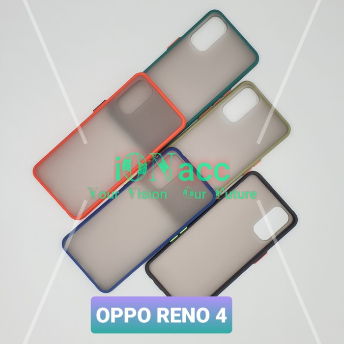 MY CHOICE CASE OPPO RENO 5 RENO 4 - 4 PRO-RENO 2 - RENO 3 - RENO 3 PRO/A91 - HARDCASE DOVE TPU MACARON COLOUR