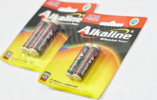 Baterai ABC alkaline AAA A3 isi 2