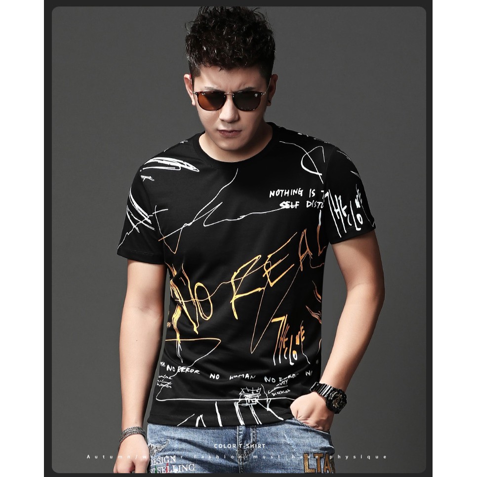 9SEVEN-BAJU KAOS FULL PRINT NOREAL-KAOS FULL PRINT KEREN-ATASAN PRIA TERLARIS