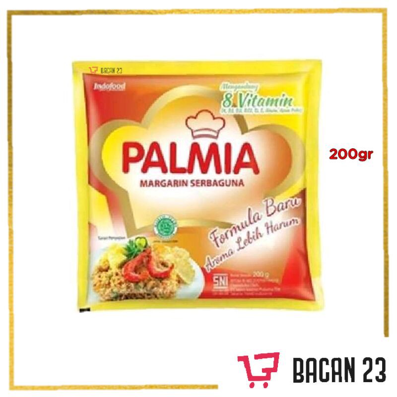 

Margarine Palmia 200gr / Butter Kemasan Pouch / Mentega Saset / Bacan 23 - Bacan23