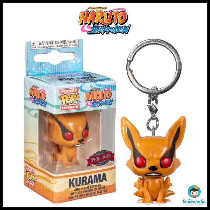 Funko Pocket Pop Keychain Animation Naruto Shippuden Kurama Exclusive
