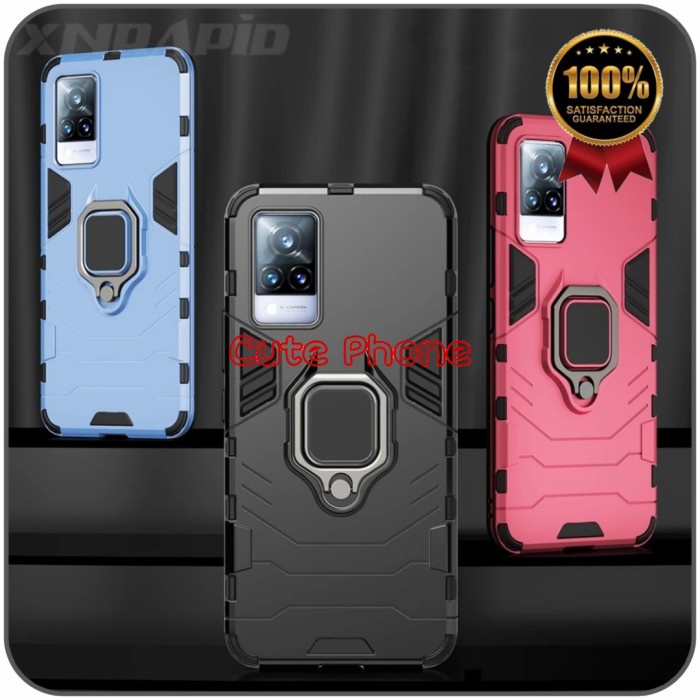 Casing Hard Case VIVO V21 V 21 5G Armor Ironman Ring Magnetic