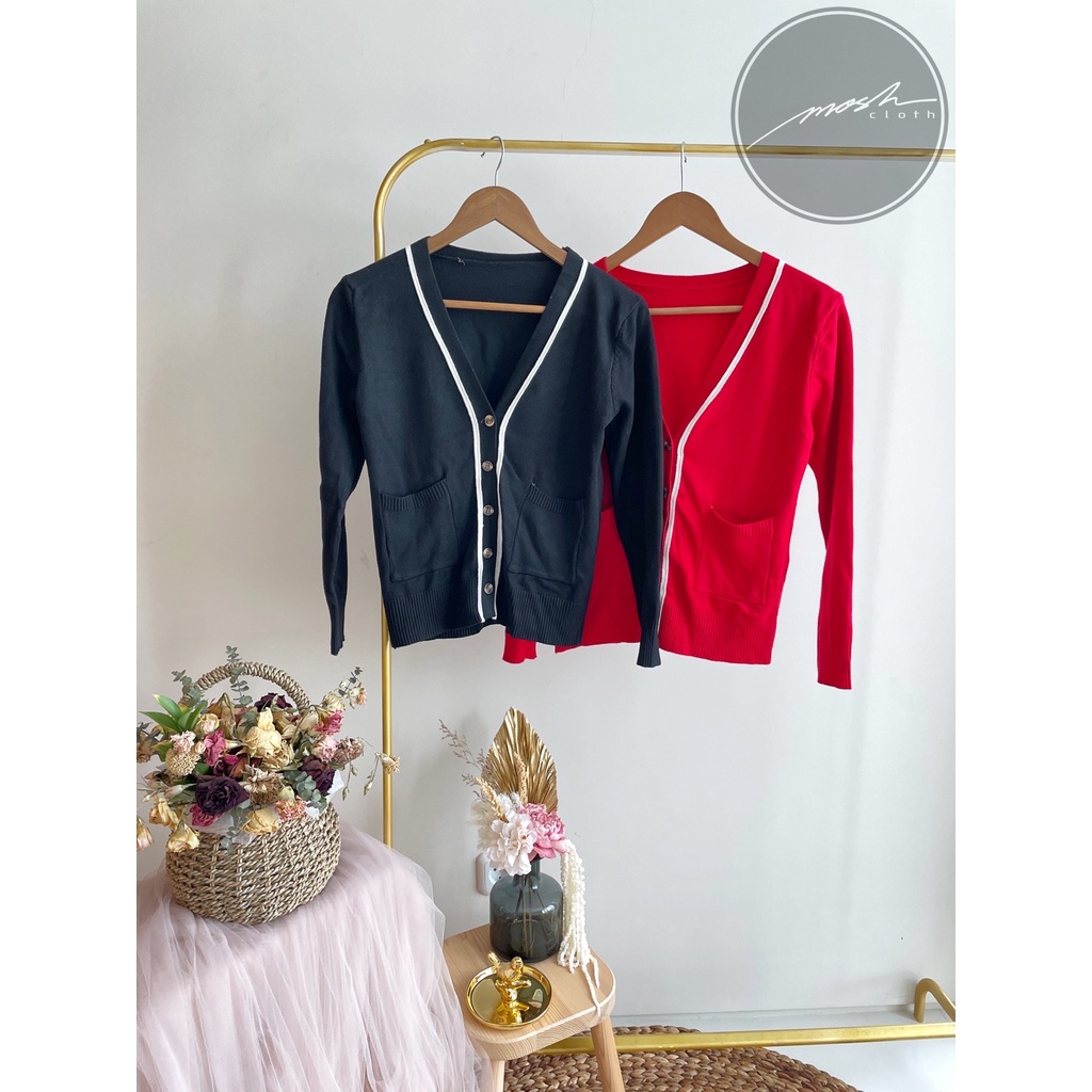 CARDIGAN KOREA BAHAN STRETCH CARDIGAN PREMIUM CARDIGAN IMPORT PO BANGKOK PO BKK MOSHCLOTH MOSH00030