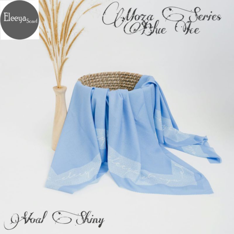 HIJAB SEGIEMPAT MOTIF MOZA SERIES BY ELEEYA SCARF