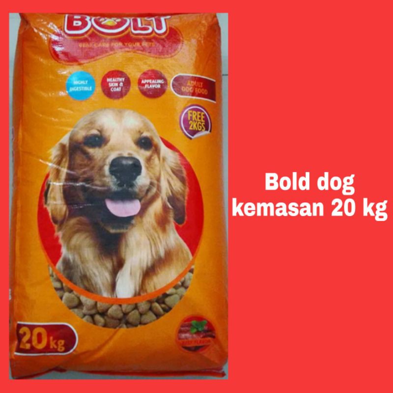 Bold Makanan Anjing / Dogy kemasan 20 kg