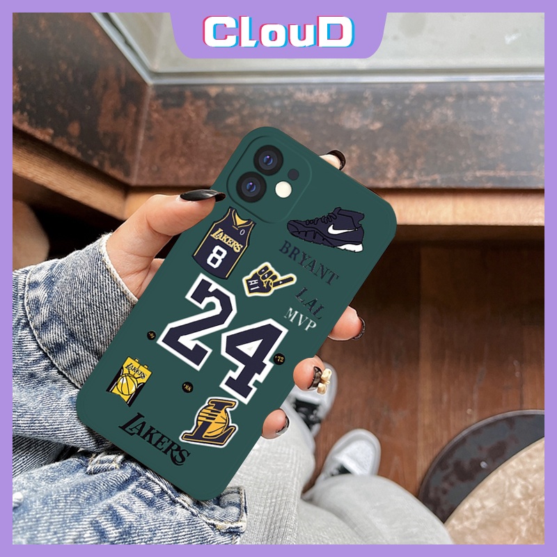 Soft Case TPU Motif Pemain Basket Kobe Lakers Untuk Oppo A57 2022 A76 A12 A95 A96 Reno 7 A16 A74 A5S A54 A15 A3S A35 A36 A94 A52 A53 435 5F