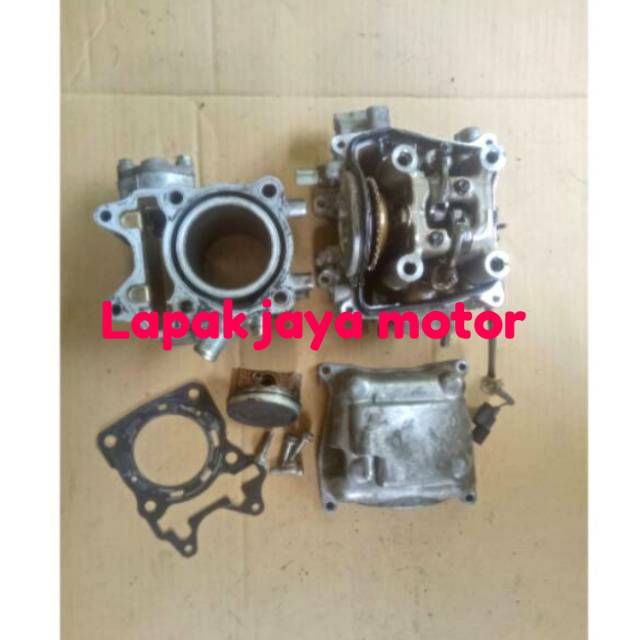Satu set blok head plus blok seher Honda Vario 150 LED tahun 2016 2017 2018 second original copotan