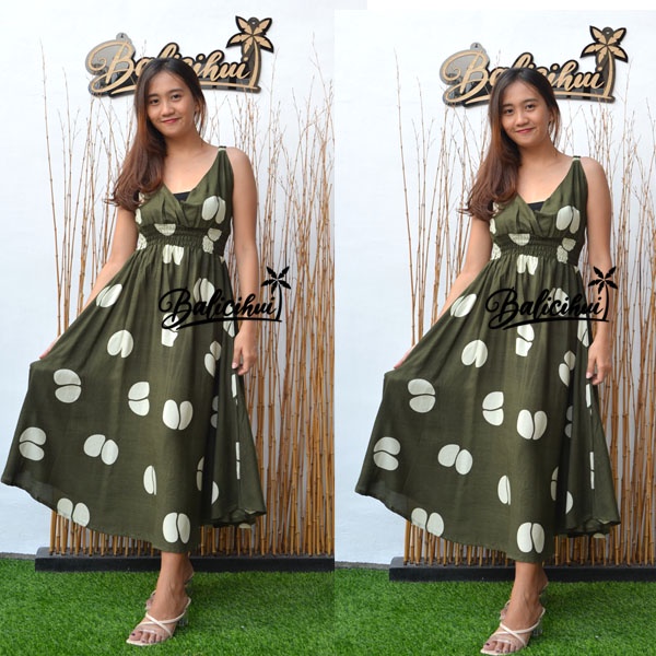 Balicihui Dress Moza Dress Busui Dress Menyusui Dress Bali Dress Kasual Elegan Nyaman Dipakai