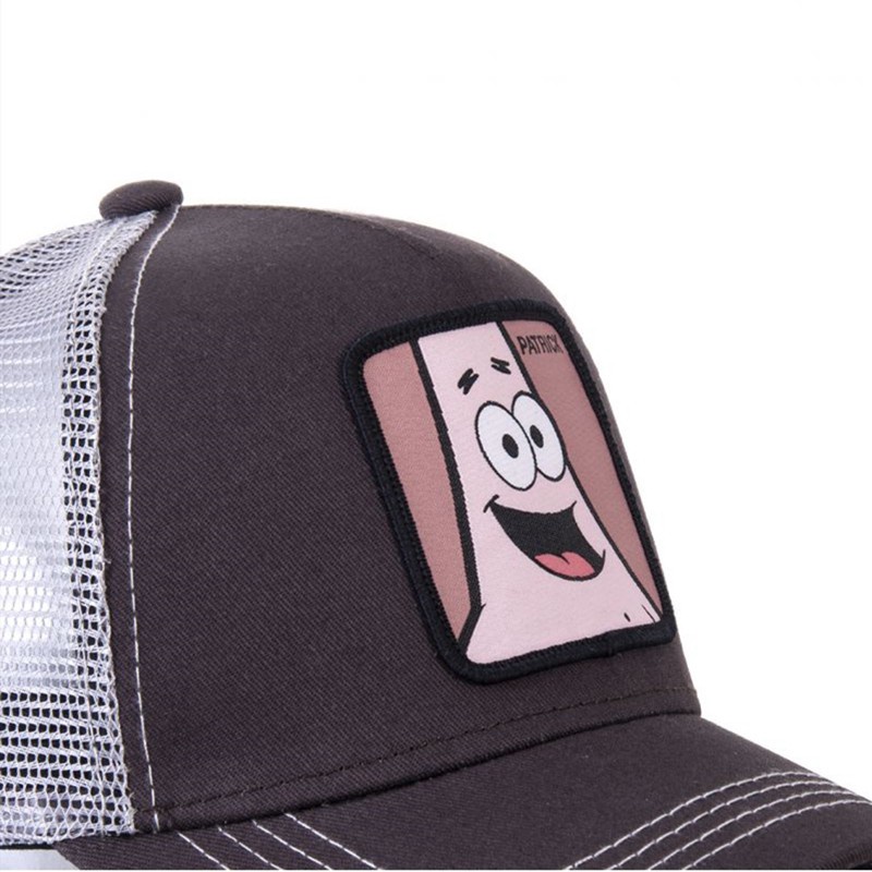 Topi Baseball Adjustable Bahan Mesh Motif Spongebob Patrick Untuk Pria Dan Wanita