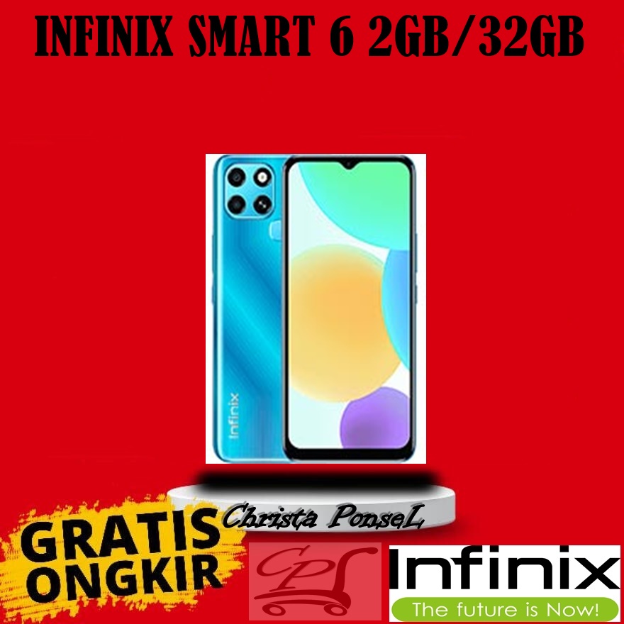 infinix smart 6 2gb 32gb   3gb 64gb garansi resmi