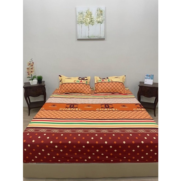 Sprei Homemade Murah ukuran 180x200x30cm bahan Katun Korea