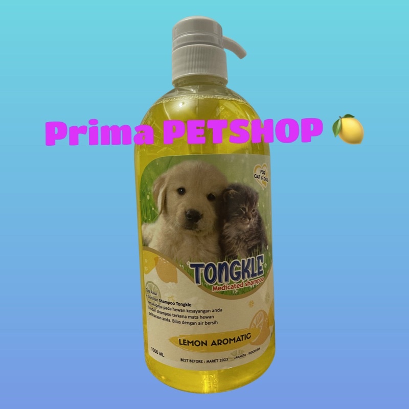 Shampoo shampo kucing anjing anabul TONGKLE 1L 1 L 1000ml 1000 ml anti kutu jamur