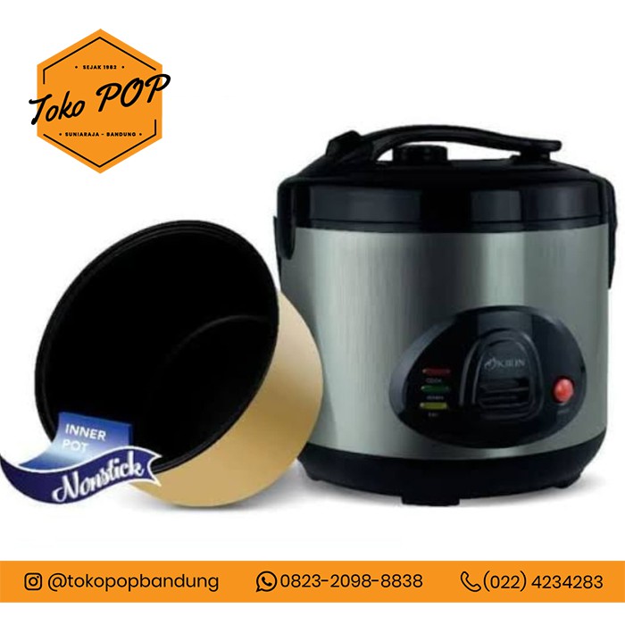 KIRIN Rice Cooker 3in1 KRC-189 2 liter Penanak Nasi KRC 189 2 liter