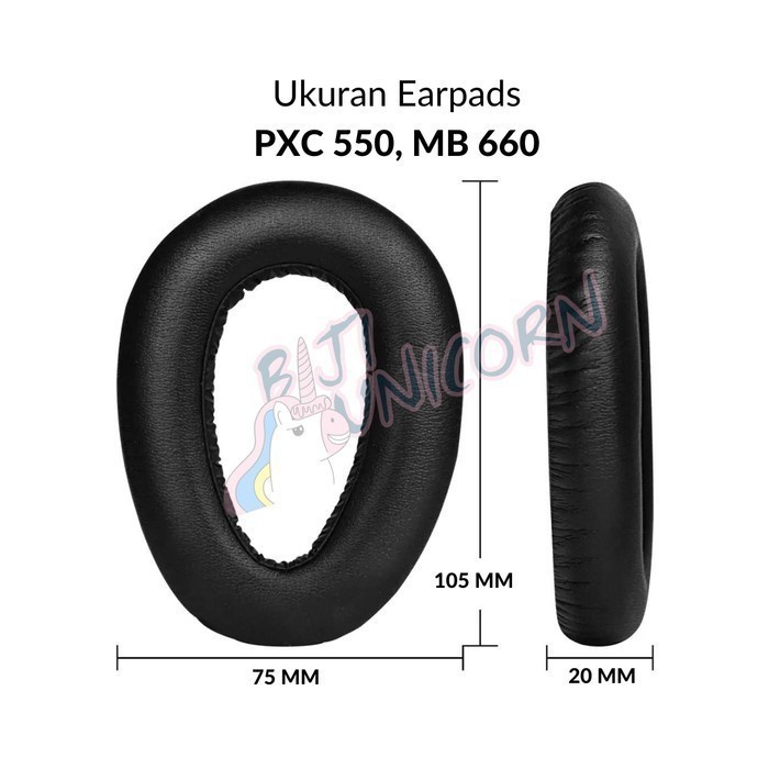 Earcup Earpad Ear Cushion Cushion Sennheiser PXC550 PXC 550 MB660 MB 660 Busa Bantalan Foam