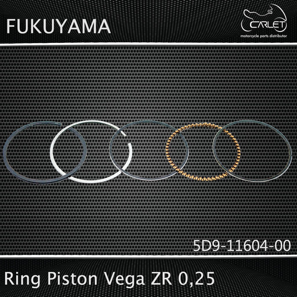 Fukuyama Ring Seher / Ring Piston Vega ZR / Jupiter Z New 10-0.25