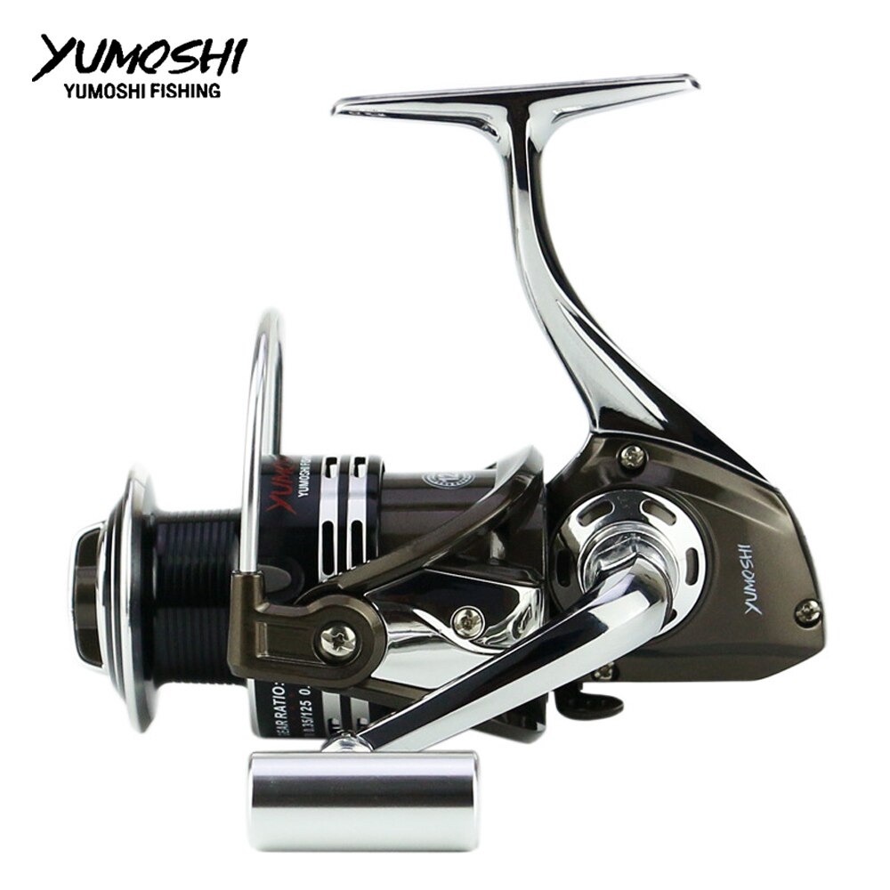 YUMOSHI BY3000 Reel Pancing Spinning 12+1 Ball Bearing 5.2:1 - Black