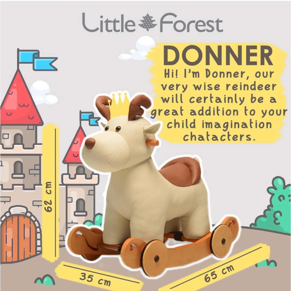 Little forest rocking animal horse