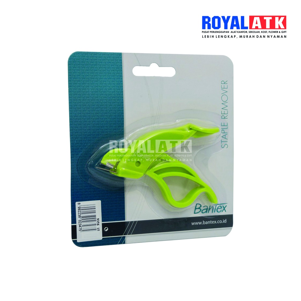

STAPLES REMOVER GREEN 9356 15 BANTEX