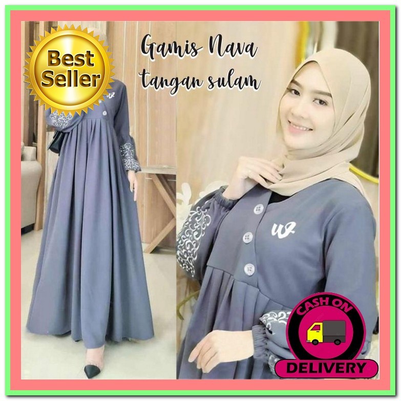 Gamis Wanita Terbaru 2022 Games Kekinian Import Remaja Kondangan Gsmes Gsmis Termurah Baju Remaja Mu