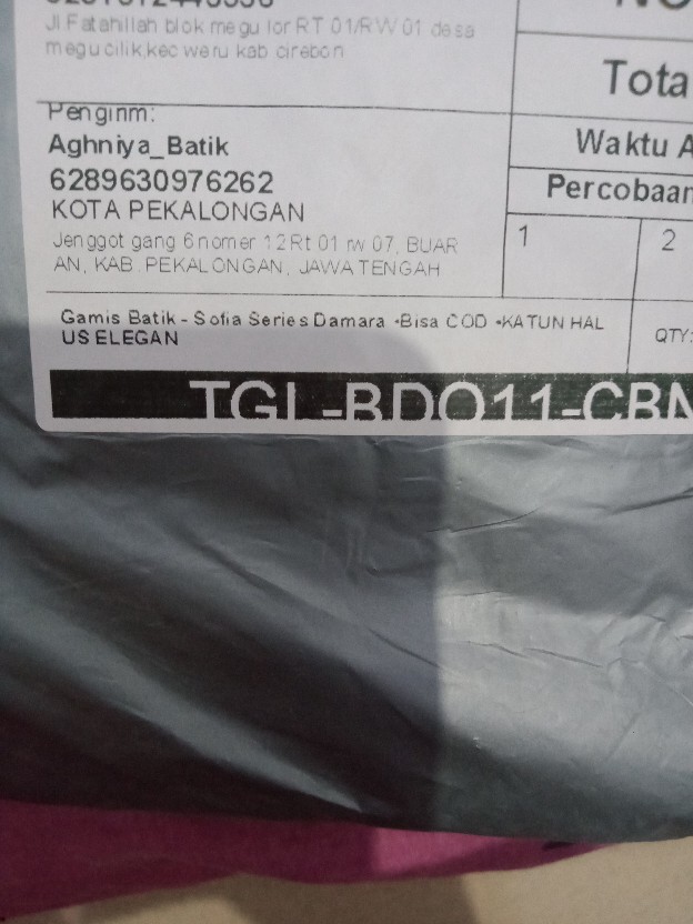 Gamis Batik - Sofia Series Damara •bisa Cod •katun Halus Elegan