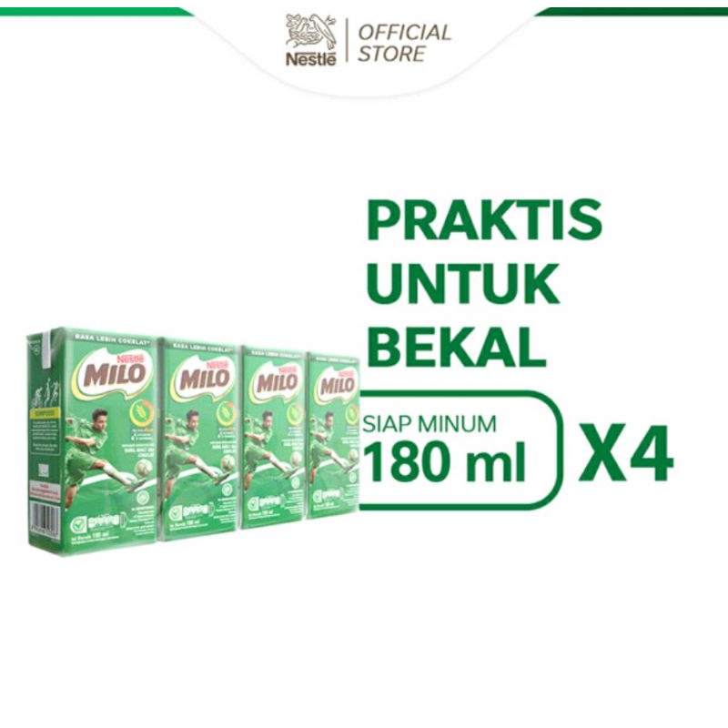 

Milo Activ-Go UHT 4x180ml