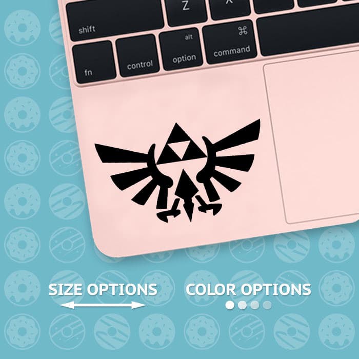 Stiker Decal Laptop Sticker Video Game Legend of Zelda Hyrule Logo