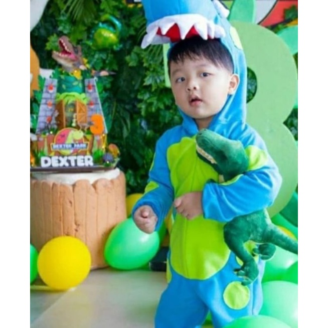 kostum dinosaurus anak / kostum binatang anak / baju Dino anak / baju dinosaurus / baju jumsuit anak