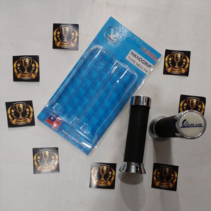 Hanpad Slop Stang Handgrip Vespa 2 Tak Universal Vemsa