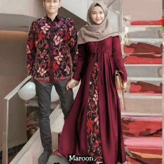 (REAL PICT) Couple Batik Kebaya Brukat CP SARWENDAH Jumbo